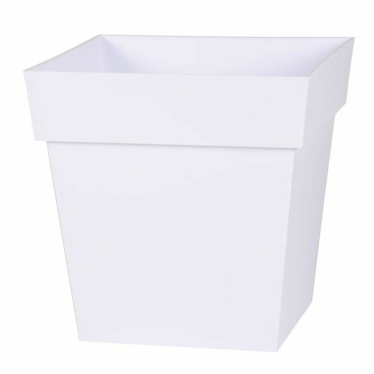 Plant pot EDA White polypropylene 32 x 32 x 32 cm