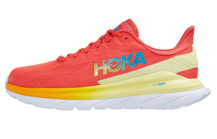 HOKA ONE ONE Mach 4 低帮休闲运动鞋 橙红色 / Кроссовки HOKA ONE ONE Mach 4 1113528-HCSF