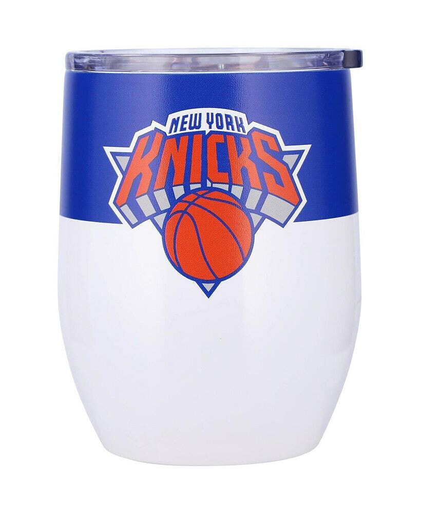 Logo Brands new York Knicks 16 oz Colorblock Stainless Steel Curved Tumbler
