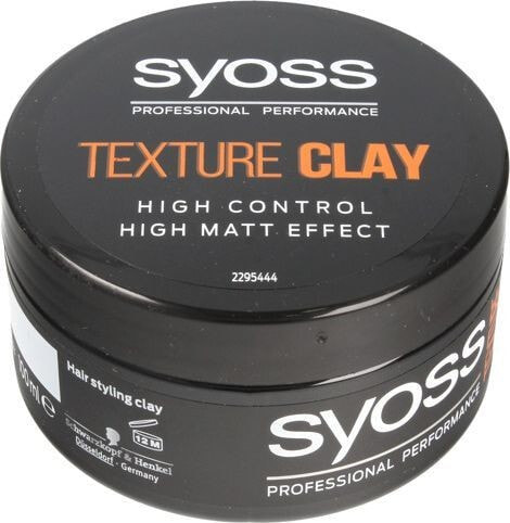 Syoss Texture Clay Матовая глина для волос сильной фиксации 100 мл