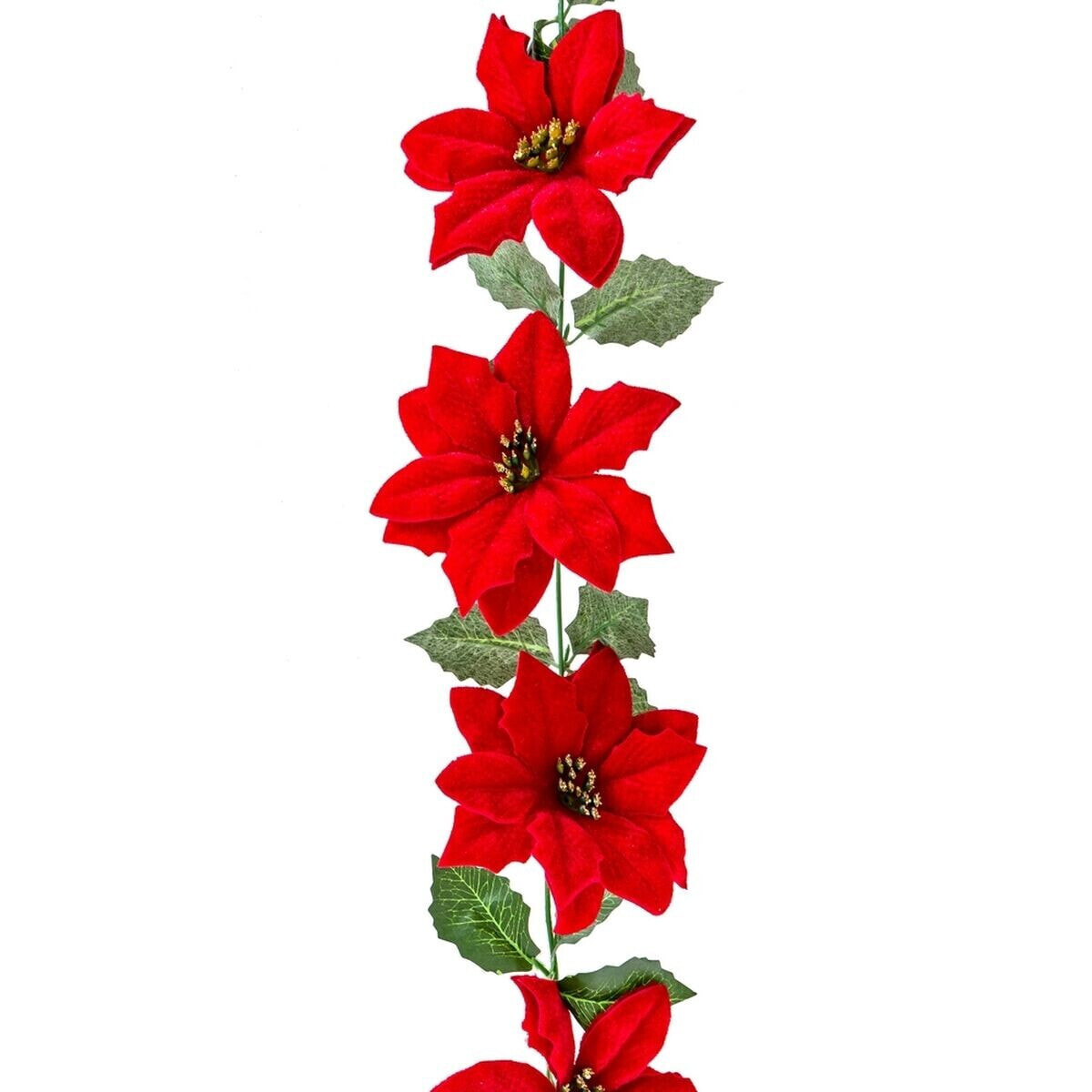 Christmas garland Red Green Plastic 180 cm