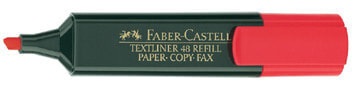 Faber-Castell 154821 маркер 1 шт Красный Скошенный наконечник