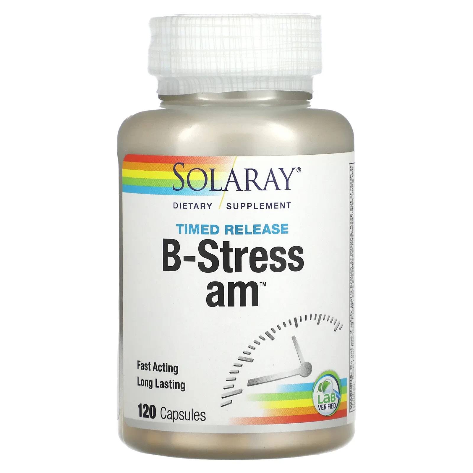 Timed Release B-Stress AM, 120 Capsules