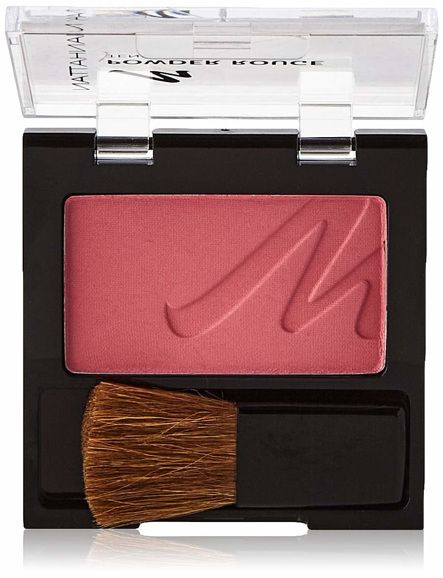 Manhattan Powder Rouge Pink Blush Cherry Chic Компактные пудровые румяна с кисточкой 5 г