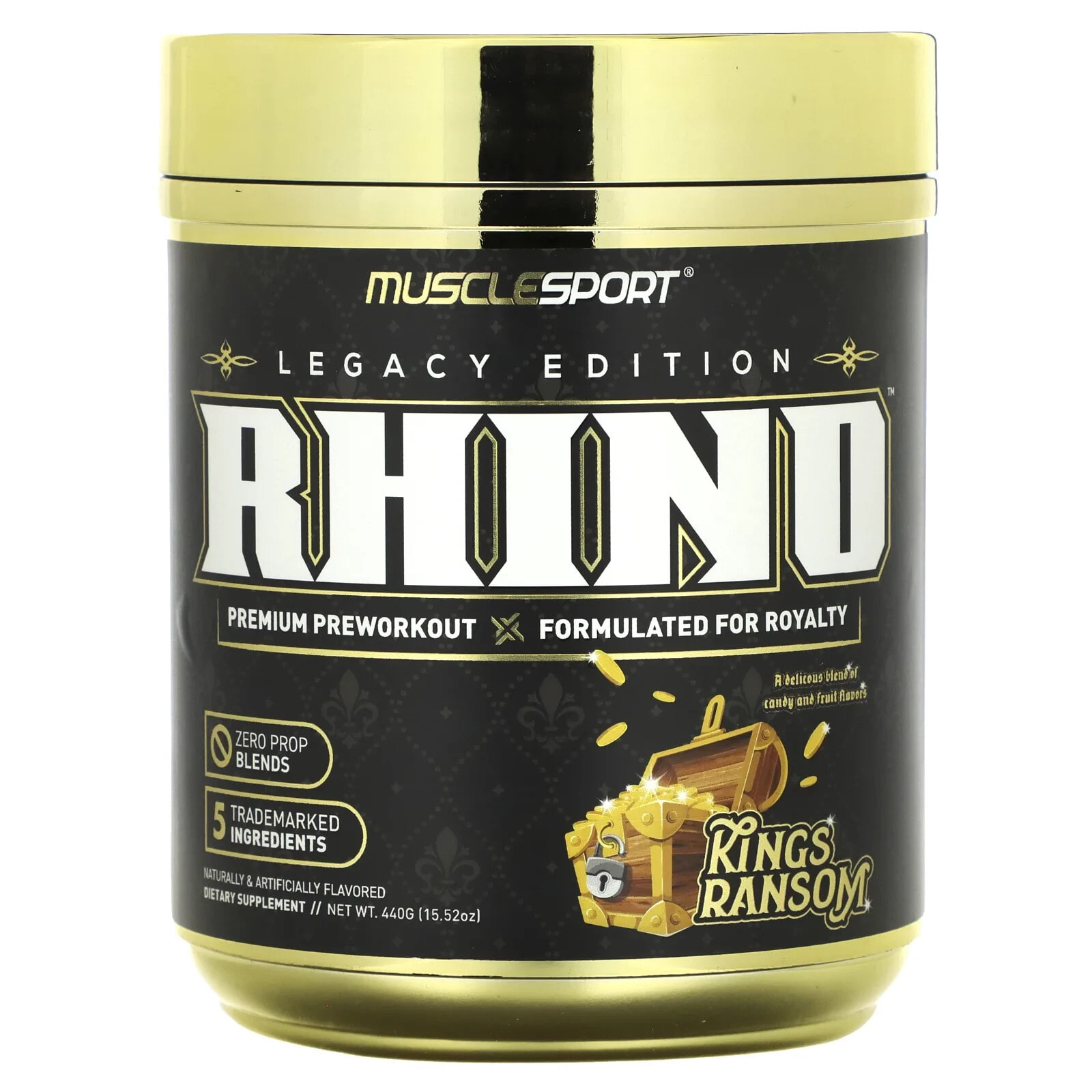 Legacy Edition, Rhino, Premium Preworkout, Kings Ransom, 15.52 oz (440 g)