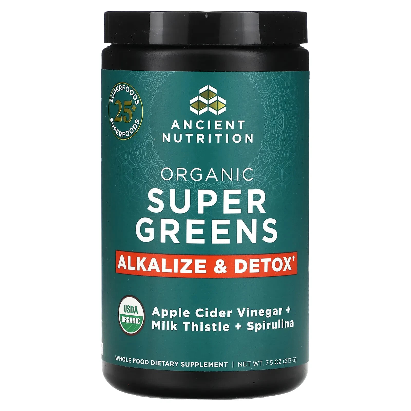 Organic Super Greens, Alkalize & Detox, 7.5 oz (213 g)