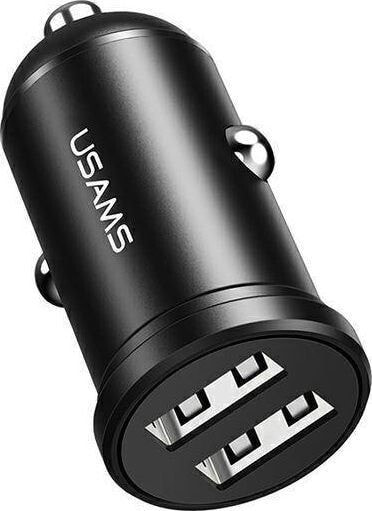 Автомобильное зарядное устройство и адаптер для мобильного телефона Ładowarka Usams 2x USB-A 2.4 A (US-CC114)