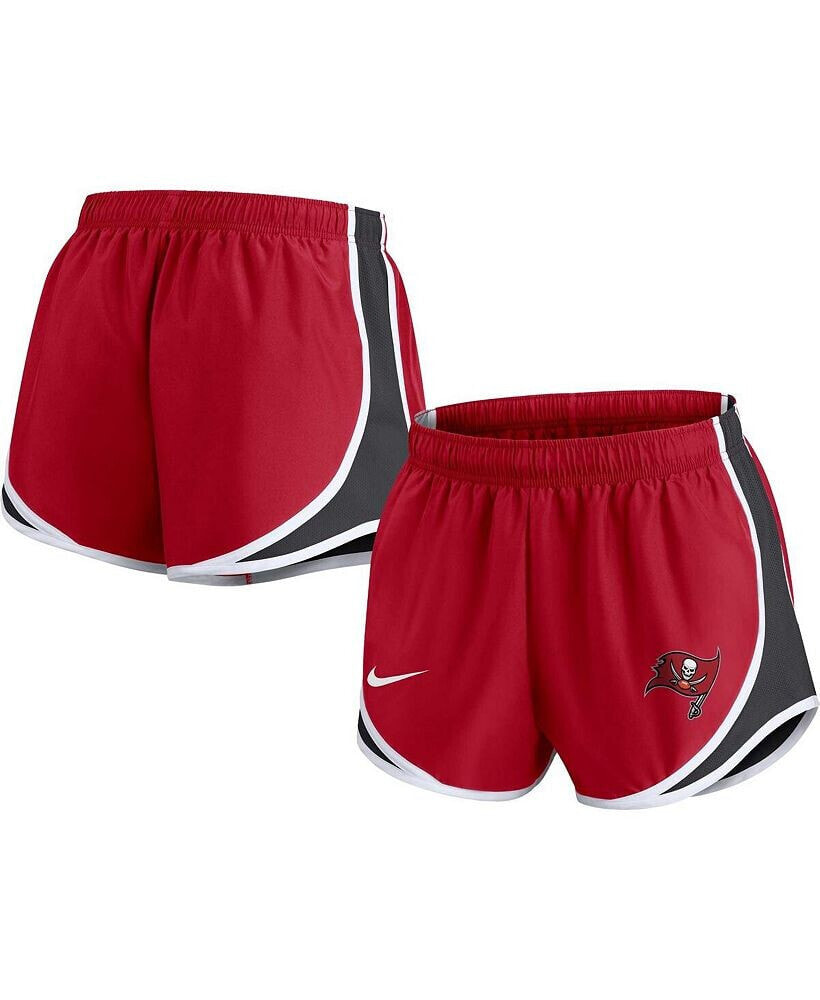 Nike women's Red Tampa Bay Buccaneers Performance Tempo Shorts