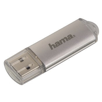 Hama Laeta FlashPen, USB 2.0, 128GB USB флеш накопитель USB тип-A Серебристый 00108072