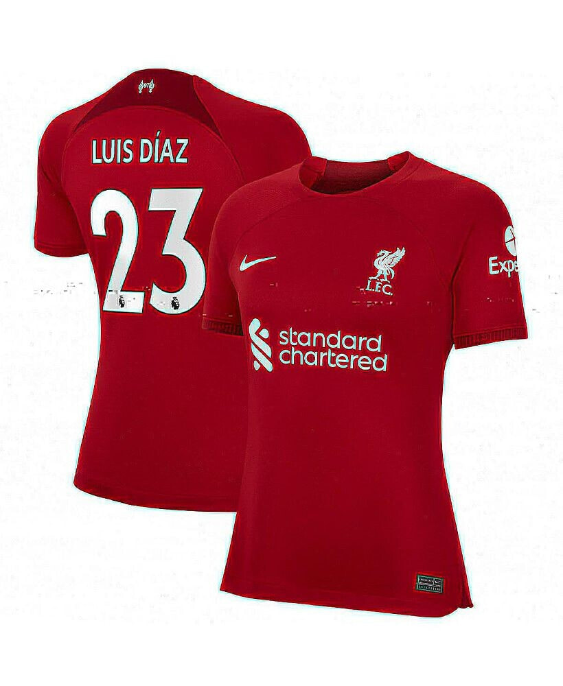 Nike women's Luis Diaz Red Liverpool 2022/23 Home Breathe Stadium Replica Player Jersey
