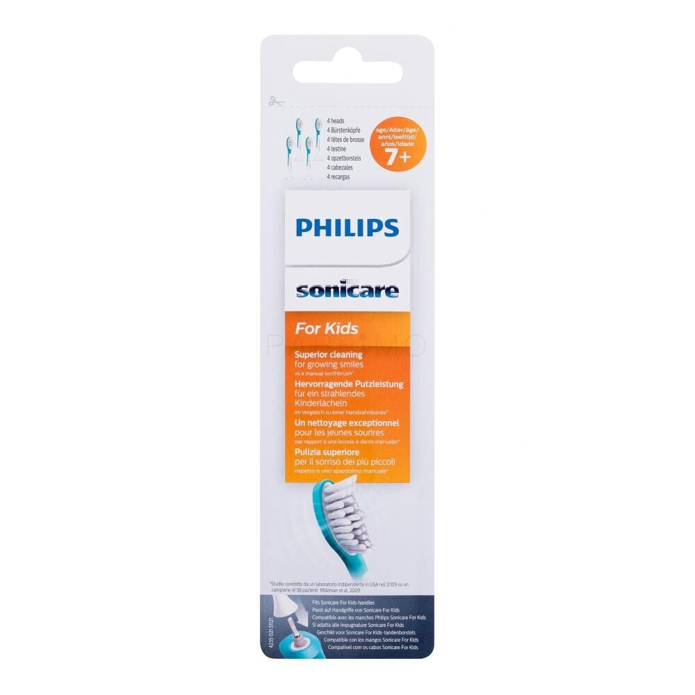 Philips Sonicare For Kids Standard HX6044/33 4 St. zahnbürstenkopf für Kinder Sonicare für Kinder Standard 4 St. Ersatzköpfe