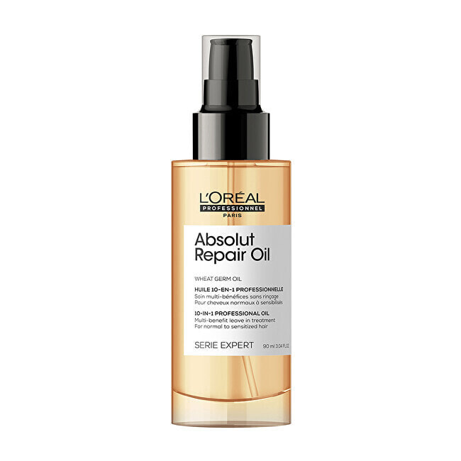 Multifunctional oil rinse-free treatment with protein and golden quinoa for dry and damaged hair Expert Absolut Repair