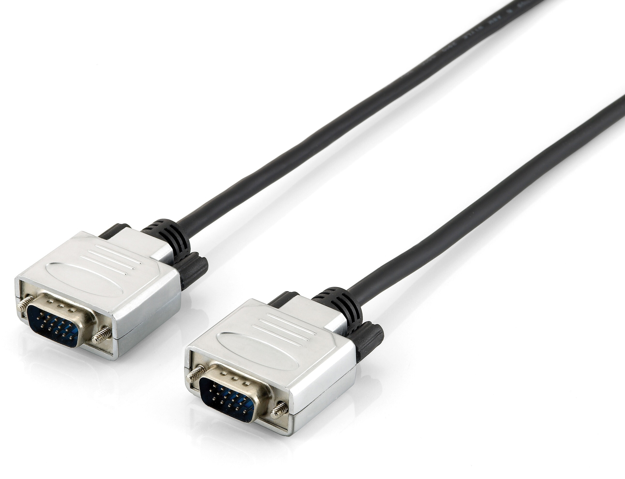 Equip 118865 VGA кабель 15 m VGA (D-Sub) Черный, Серебристый