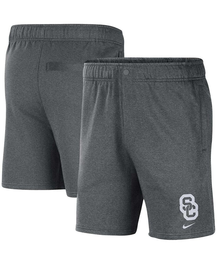 Nike men's Gray USC Trojans Fleece Shorts