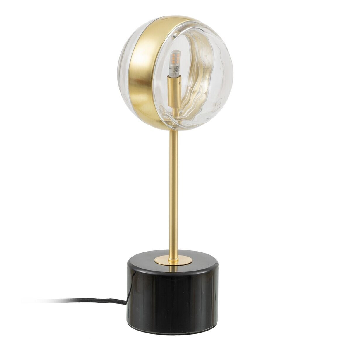 Desk lamp Golden Crystal Marble Iron Hierro/Cristal 28 W 220 V 240 V 220 -240 V 15 x 15 x 40 cm
