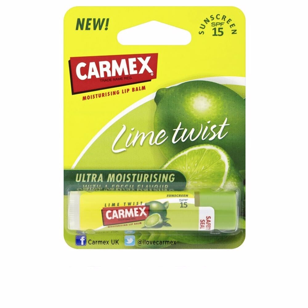 Средство для ухода за кожей губ CARMEX LIME TWIST bálsamo labial stick SPF15 4,25 g