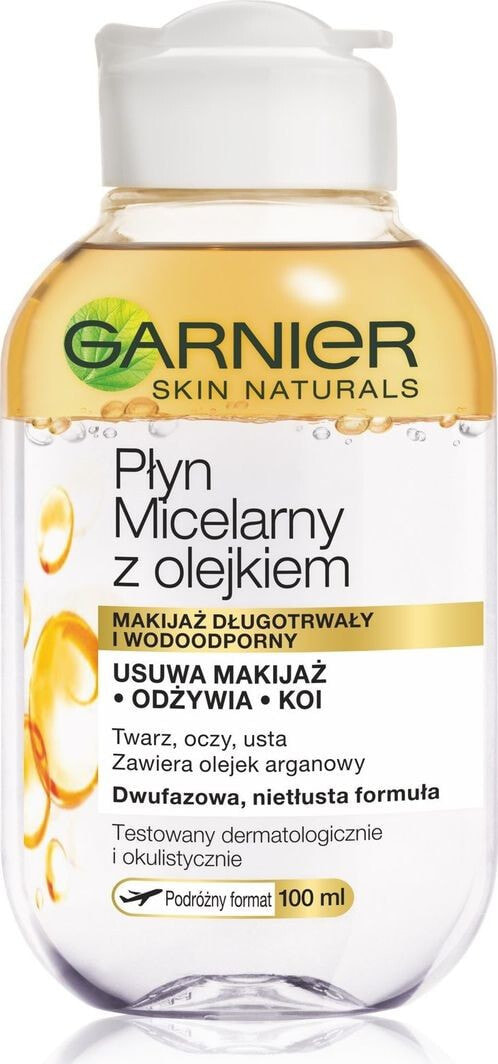 Влажная салфетка для лица Garnier Skin Naturals Płyn micelarny z olejkiem dwufazowy 100ml