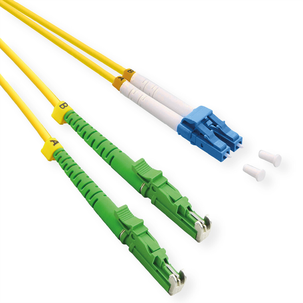 ROLINE 21.15.9512 волоконно-оптический кабель 2 m LSOH OS2 LSH/APC LC/UPC Желтый