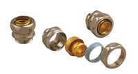 Helukabel 93593 - Brass - Brass - 10 pc(s) - M20x1.5 - IP66 - -25 - 100 °C