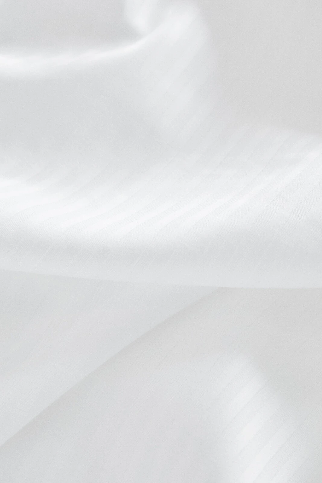 Striped cotton mattress protector