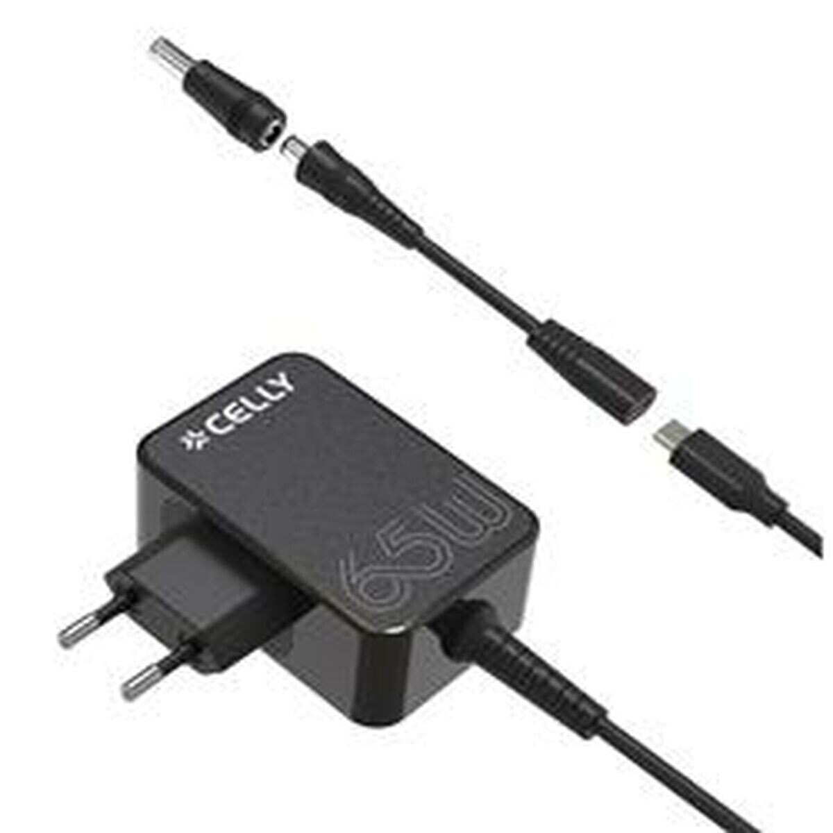 Wall Charger Celly TCTIPS65WBK Black 65 W