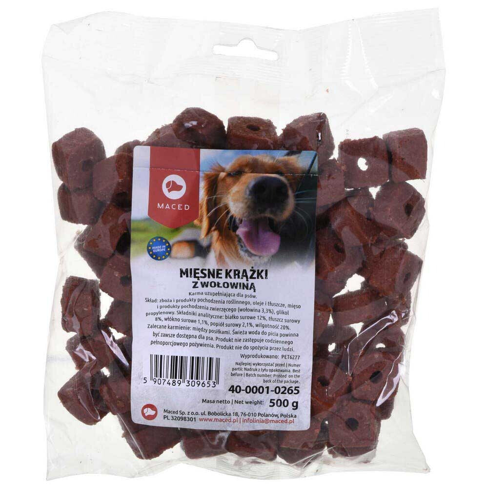 MACED Meat Discs With Beef 500g Dog Snack