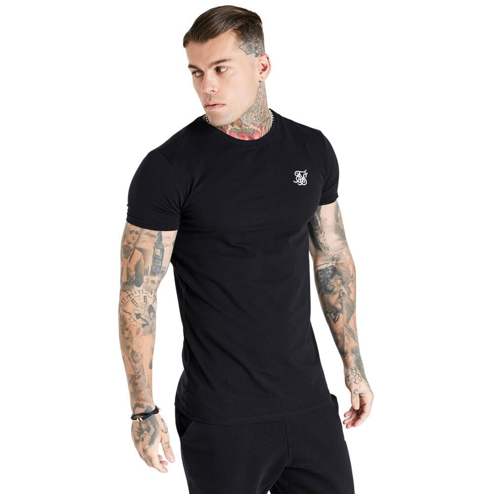 SIKSILK Essential Muscle Fit Short Sleeve T-Shirt