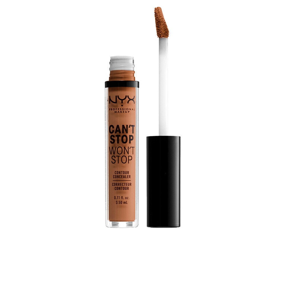 Nyx Professional Makeup Cant Stop Want Stop Contour Concealer No. Mahogany Легкий, стойкий жидкий консилер с высокой пигментацией 3,5 г