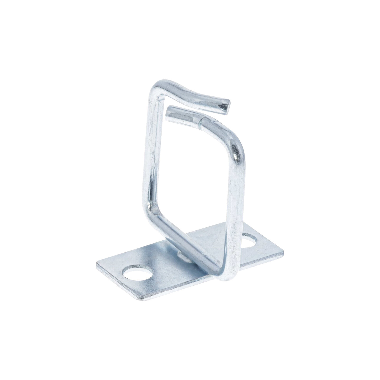 InLine Cable bracket - metal - galvanised - 80x80mm - Cable bracket - Desk/Wall - Steel - Silver