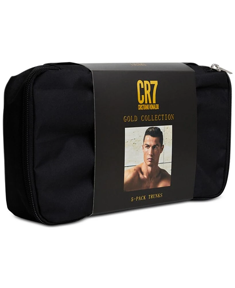 CR7 cristiano Ronaldo Men's Trunk, Pack of 5 with Travel Bag
