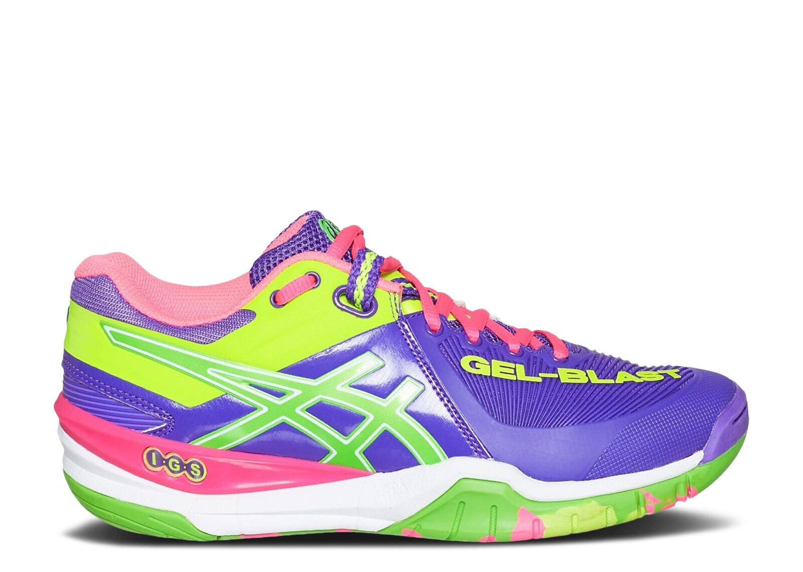 Wmns Gel Blast 6 'Purple Neon Green'