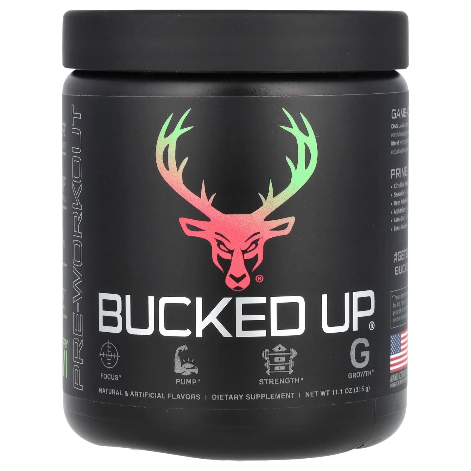 Pre-Workout, Sour Bucks, Sour Gummy Candy, 11.5 oz (327 g)