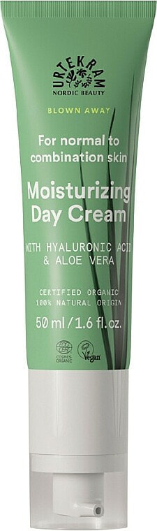 Feuchtigkeitsspendende Tagescreme mit Hyaluronsäure und Aloe Vera - Urtekram Wild lemongrass Moisturizing Day Cream