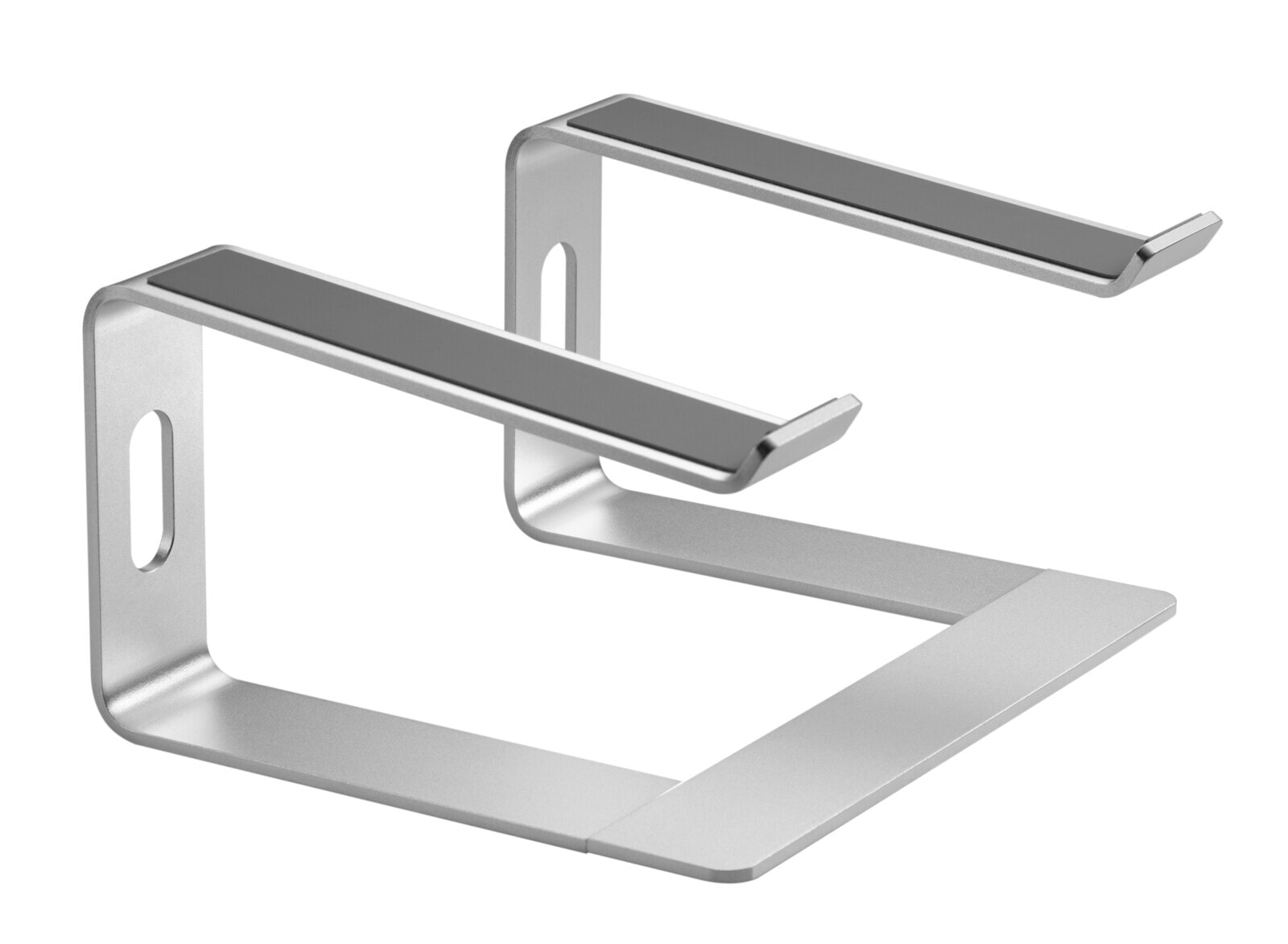 Notebook riser stand silver