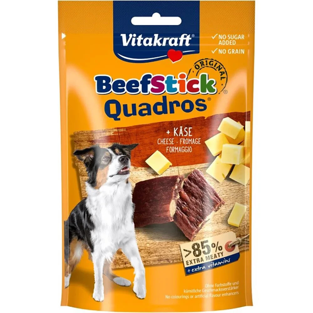 VITAKRAFT Beef Stick Quadros Cheese dog treat 70g