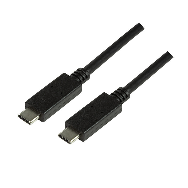 LogiLink CU0129 USB кабель 1 m 3.2 Gen 2 (3.1 Gen 2) USB C Черный