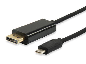 Equip 133467 видео кабель адаптер 1,8 m USB Type-C DisplayPort Черный