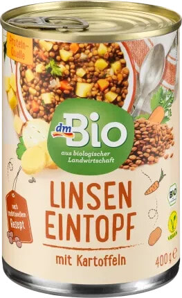 Eintopf, Linsen mit Kartoffeln, 400 g