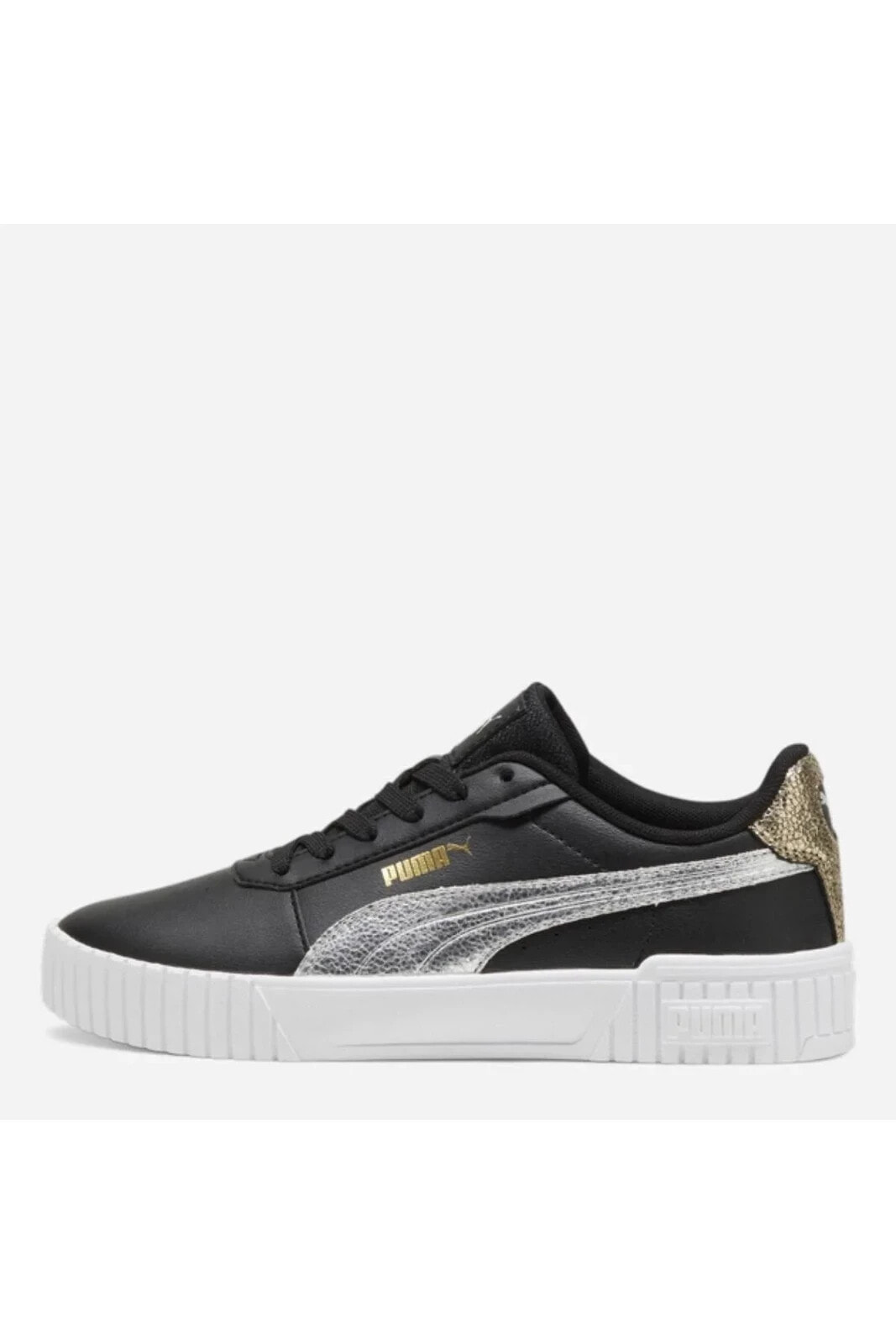 Kadın Siyah-gümüş Carina 2.0 Metallic Shine Sneaker Ayakkabı Vo39509602