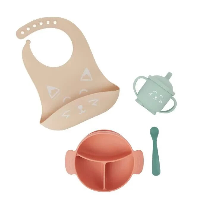 Babymoov Mahlzeitbox 15-24 m Learn'isy, 1 Schssel, 1 Tasse, 1 Bib, 1 Lffel, Fuch