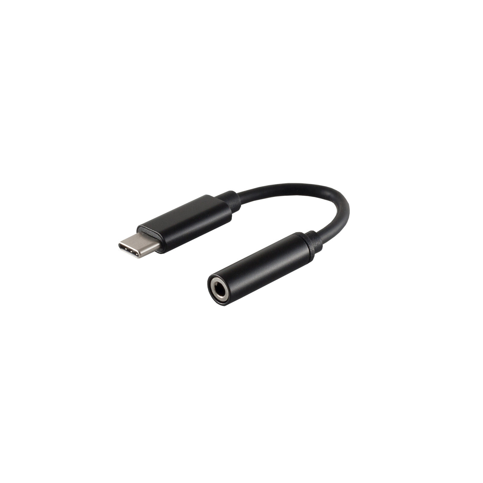 shiverpeaks BS14-05021 дата-кабель мобильных телефонов Черный 0,13 m USB C 3,5 мм