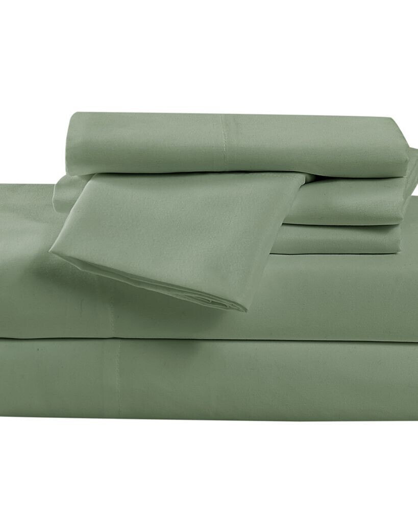 Cannon heritage Solid King 6 Piece Sheet Set