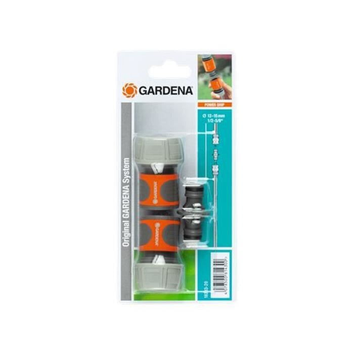 Gardena 18284-26 фитинг для шлангов Соединительная гайка для шланга Черный, Серый, Оранжевый 2 шт