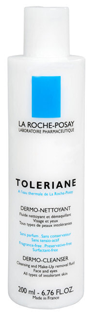 La Roche-Posay Toleriane Dermo Cleanser And  Makeup Remover Средство для очищения лица и снятия макияжа 200 мл