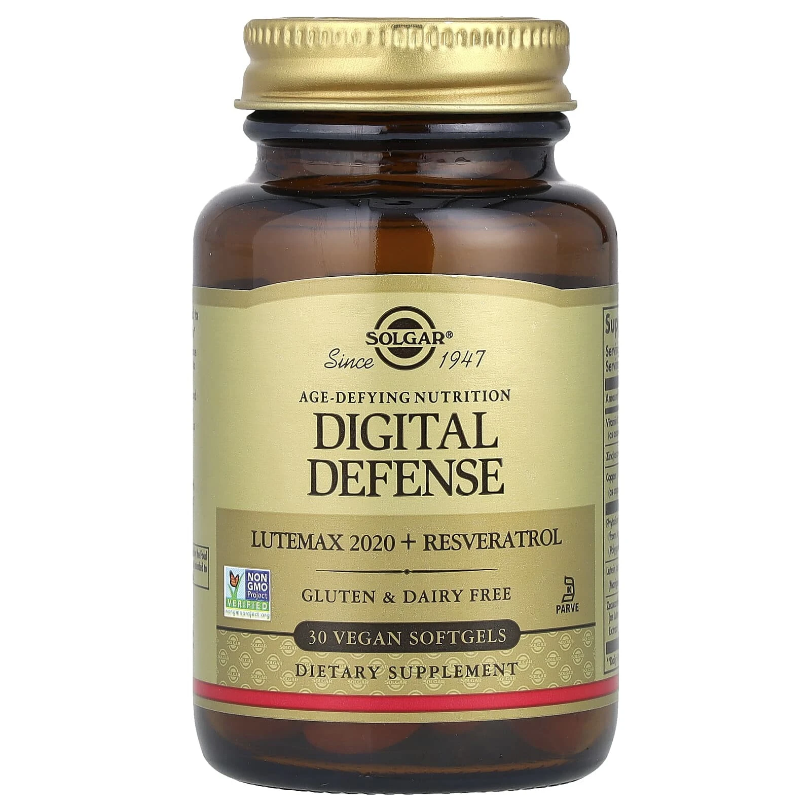 Age-Defying Nutrition, Digital Defense, 30 Vegan Softgels