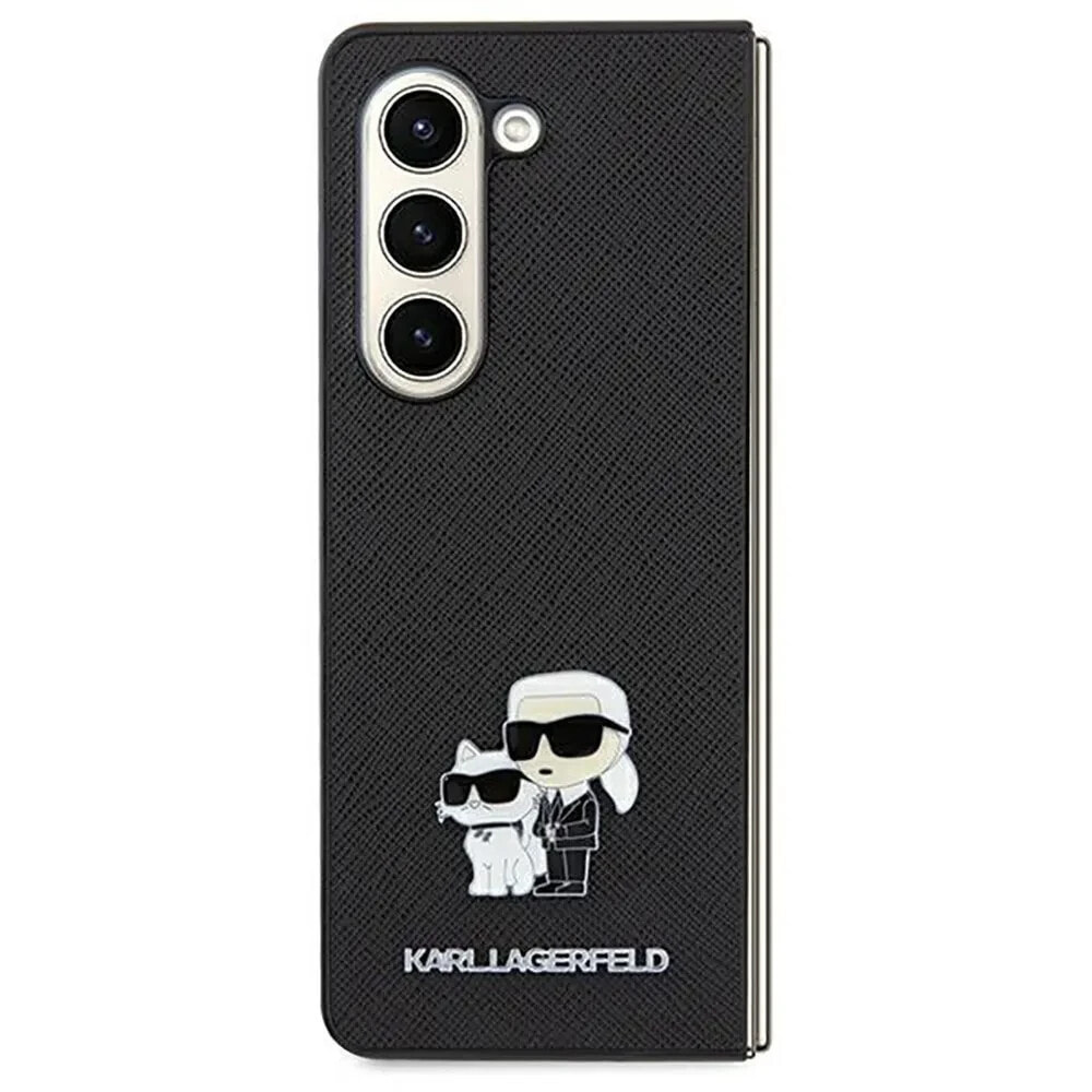 KARL LAGERFELD KLHCSA55SAKCNPK A55 A556 Saffiano Karl&Choupette Pin phone case