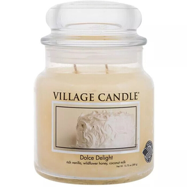 Scented candle in Dolce Delight glass 389 g