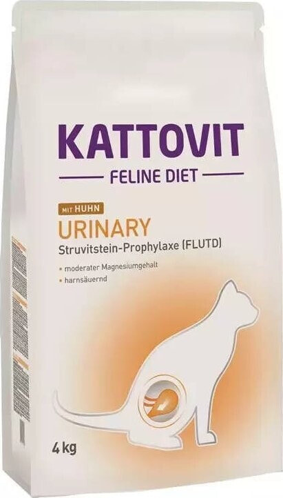 TRITON Kattovit Urinary kurczak 4kg karma sucha