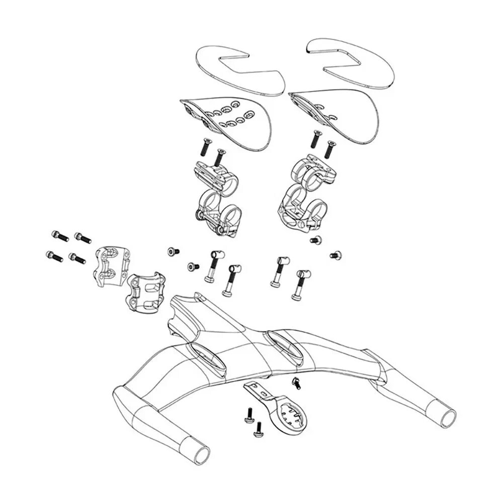 SRAM Vuka Alumina Clip Armrest Pad Kit