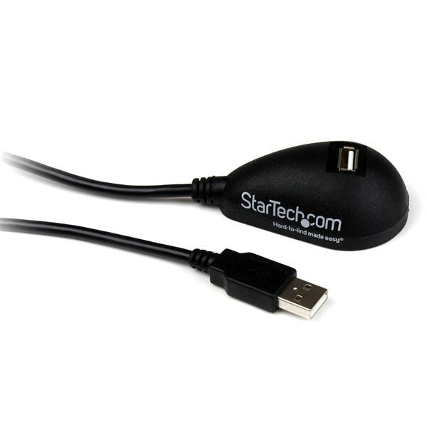 StarTech.com USBEXTAA5DSK USB кабель 1,5 m 2.0 USB A Черный
